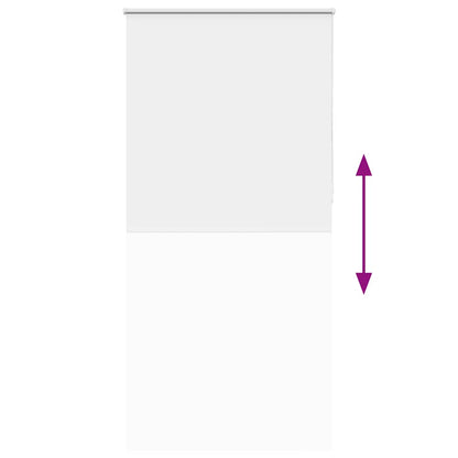 Verdunkelungsrollo Weiß 95x230cm Stoffbreite 90,7 cm Polyester