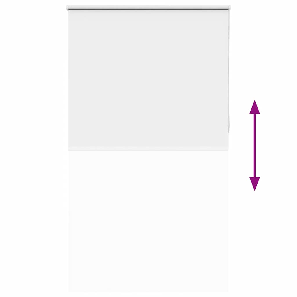 Verdunkelungsrollo Weiß 130x230cm Stoffbreite 126,6cm Polyester