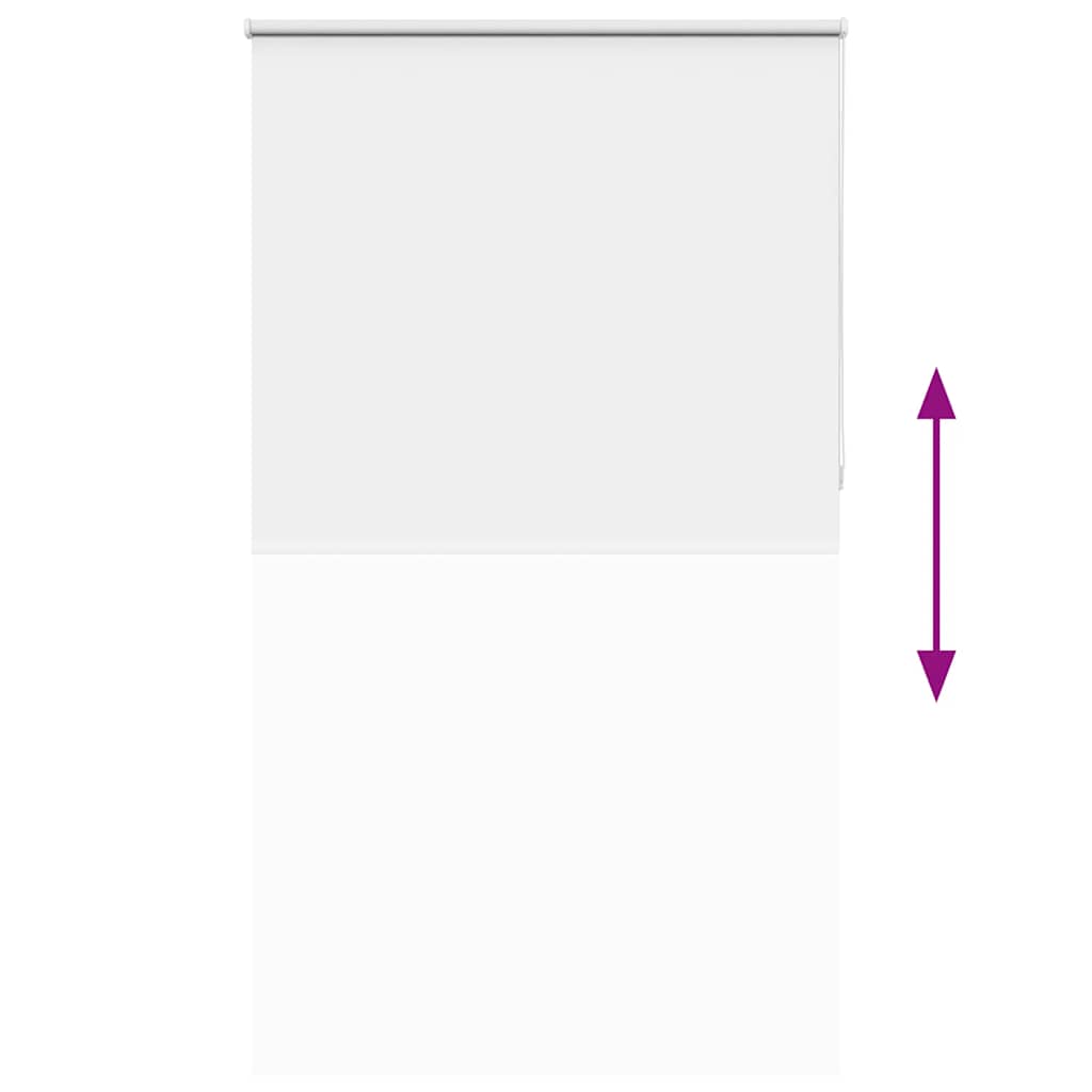 Verdunkelungsrollo Weiß 135x230cm Stoffbreite 131,6cm Polyester