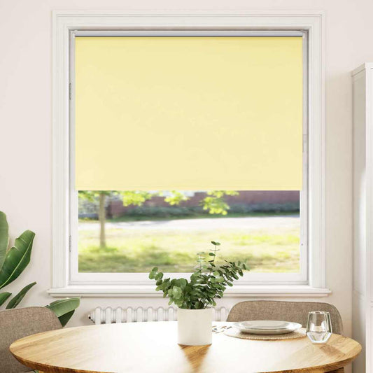 Verdunkelungsrollo Gelb 100x130 cm Stoffbreite 95,7cm Polyester