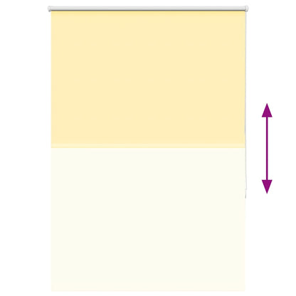 Verdunkelungsrollo Gelb 100x130 cm Stoffbreite 95,7cm Polyester