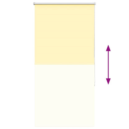 Verdunkelungsrollo Gelb 75x175 cm Stoffbreite 70,7 cm Polyester