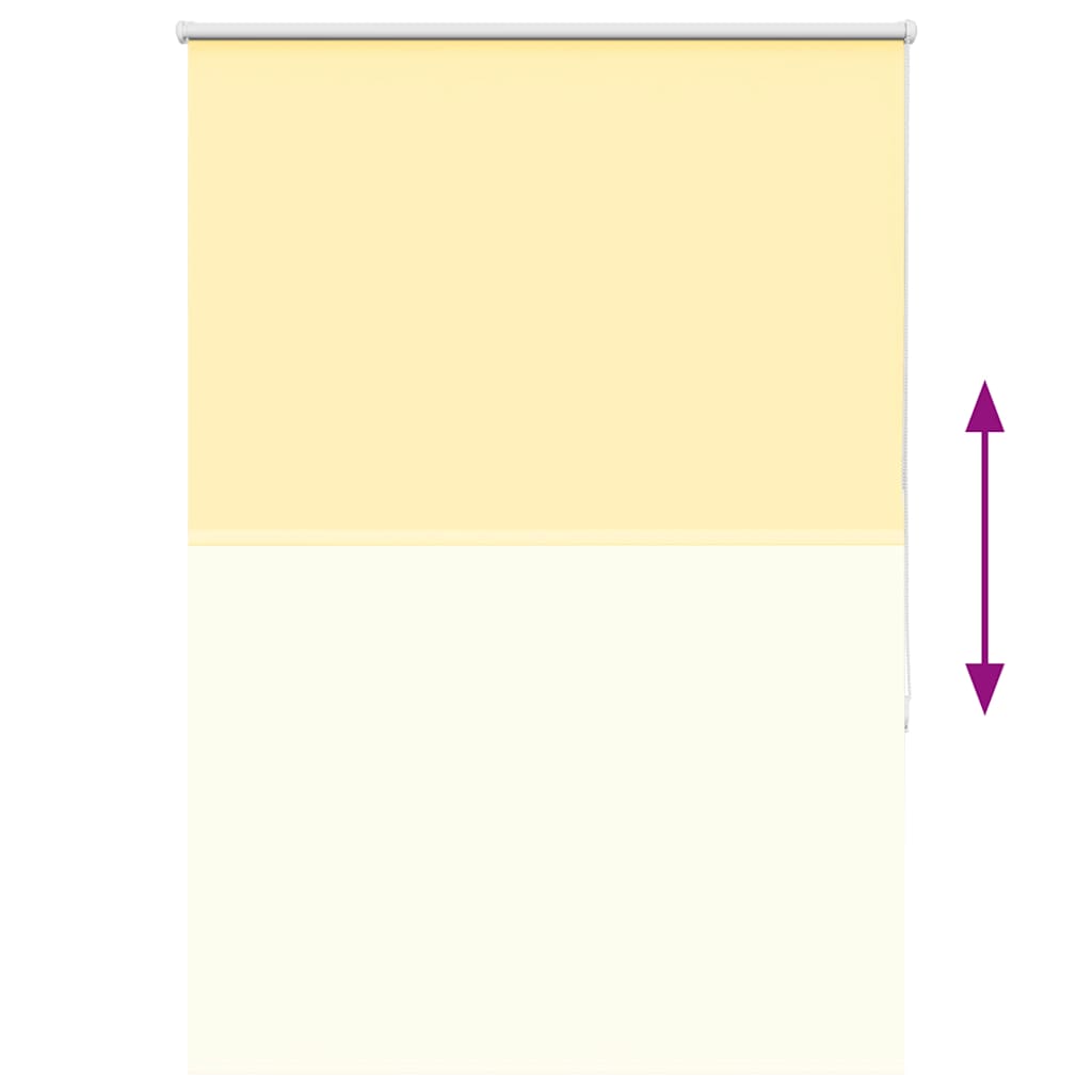 Verdunkelungsrollo Gelb 110x175cm Stoffbreite 105,7cm Polyester