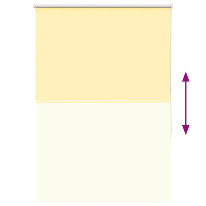 Verdunkelungsrollo Gelb 110x175cm Stoffbreite 105,7cm Polyester