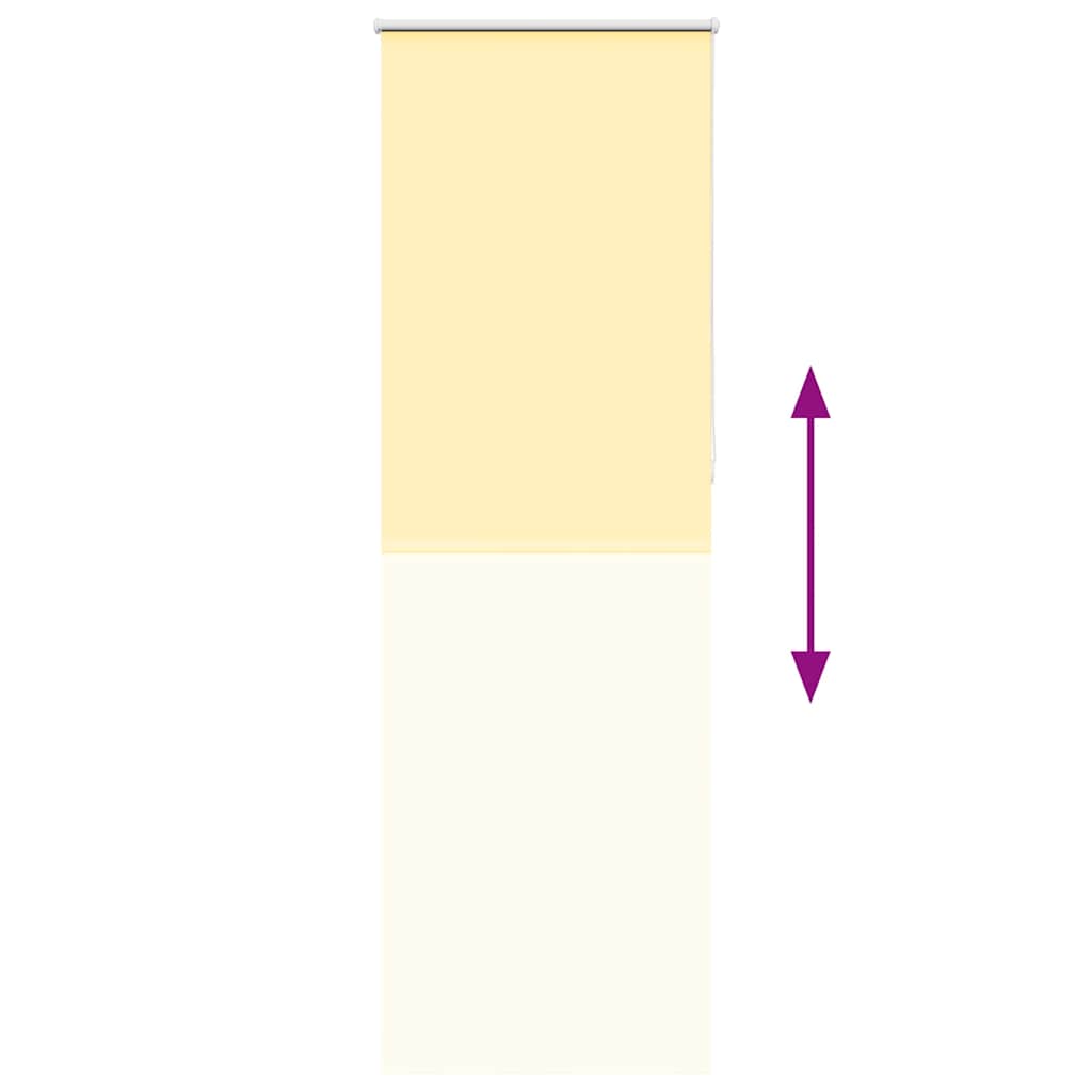 Verdunkelungsrollo Gelb 70x210 cm Stoffbreite 65,7 cm Polyester