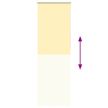 Verdunkelungsrollo Gelb 70x210 cm Stoffbreite 65,7 cm Polyester