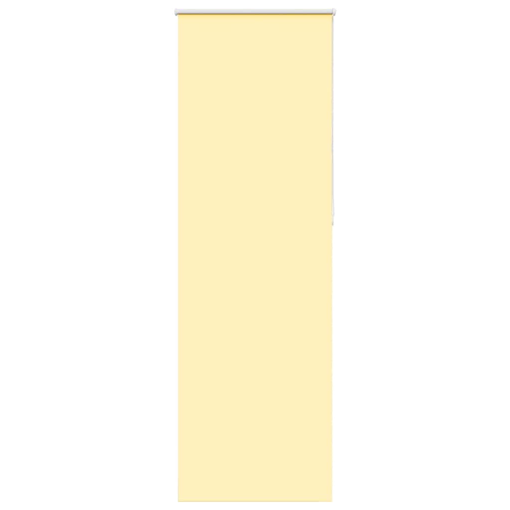 Verdunkelungsrollo Gelb 75x210 cm Stoffbreite 70,7 cm Polyester