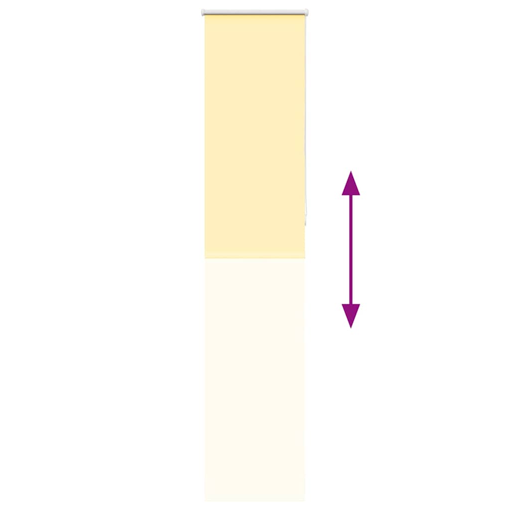 Verdunkelungsrollo Gelb 45x230 cm Stoffbreite 40,7 cm Polyester