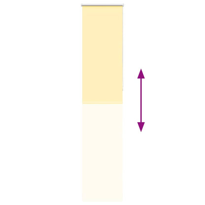 Verdunkelungsrollo Gelb 45x230 cm Stoffbreite 40,7 cm Polyester