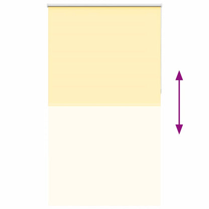 Verdunkelungsrollo Gelb 130x230cm Stoffbreite 126,6cm Polyester