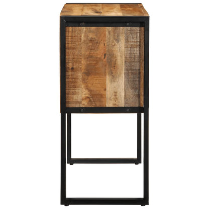 Konsolentisch 90x35x75 cm Raues Massivholz Mango