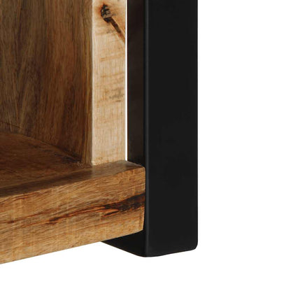 TV-Schrank 80x30x35 cm Raues Massivholz Mango