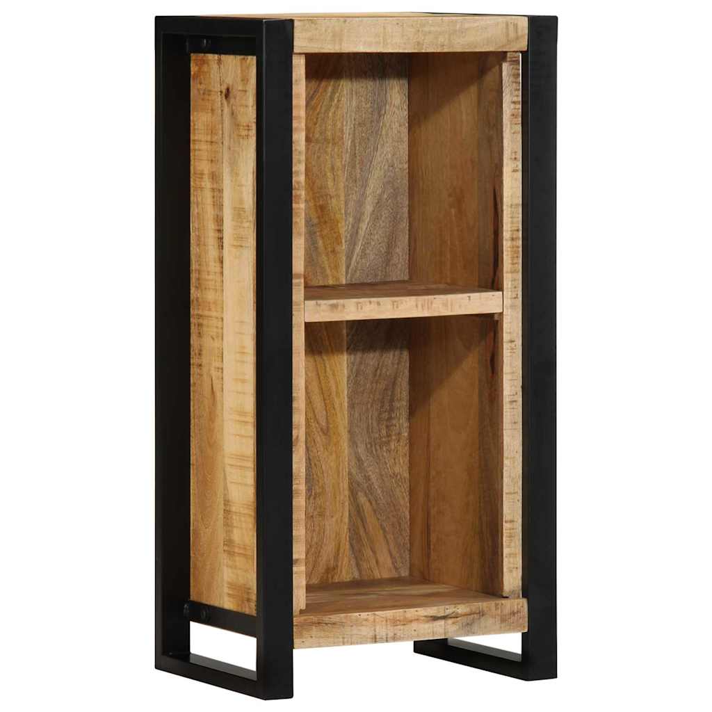 Nachttisch mit Regal Braun 40 x 30 x 80 cm Massivholz Mango