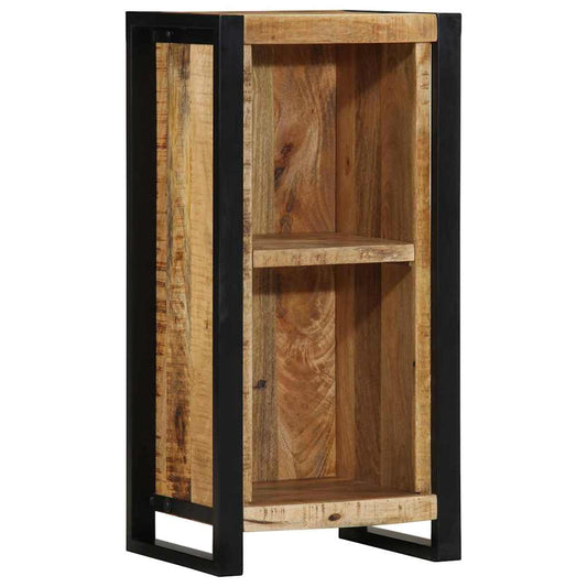 Nachttisch mit Regal Braun 40 x 30 x 80 cm Massivholz Mango