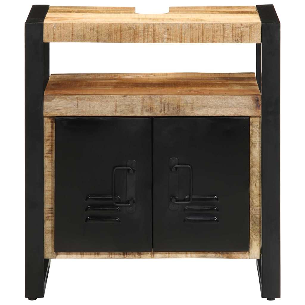 Badezimmer Schrank Braun 55 x 35 x 60 cm Massivholz Mango