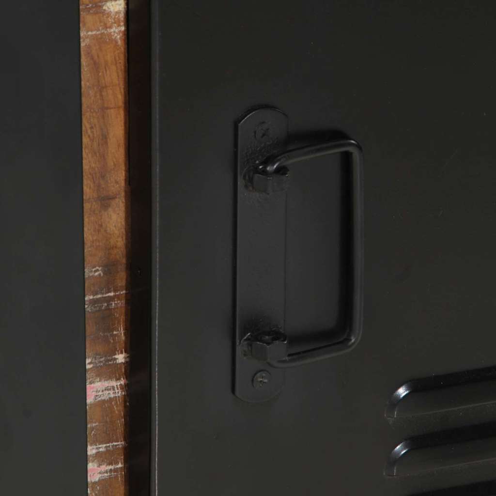 Badezimmerschrank Braun 40 x 35 x 75 cm Massivholz Altholz