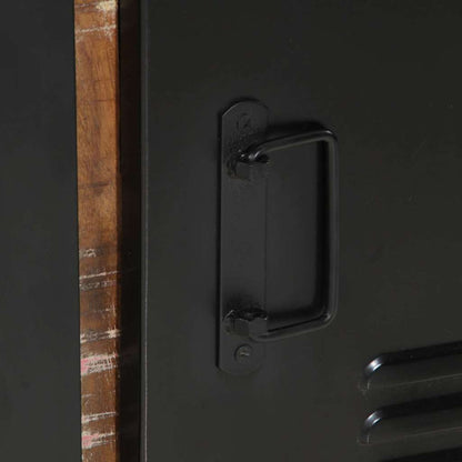 Badezimmerschrank Braun 40 x 35 x 75 cm Massivholz Altholz