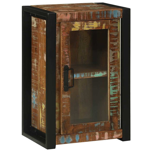 Badezimmerschrank Mehrfarbig 40 x 30 x 60 cm Massivholz Altholz