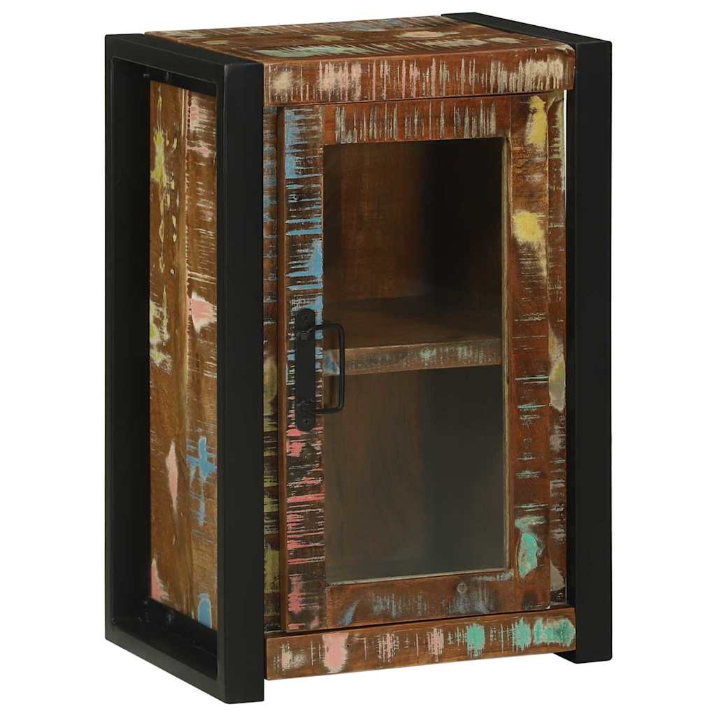 Badezimmerschrank Mehrfarbig 40 x 30 x 60 cm Massivholz Altholz