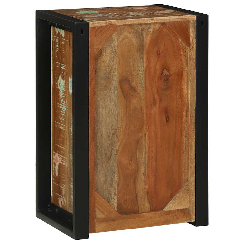Badezimmerschrank Mehrfarbig 40 x 30 x 60 cm Massivholz Altholz