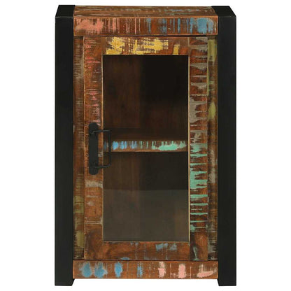 Badezimmerschrank Mehrfarbig 40 x 30 x 60 cm Massivholz Altholz