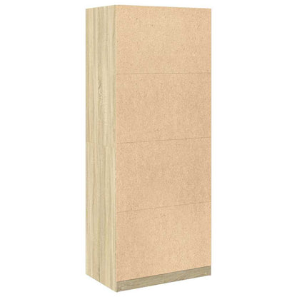 Kleiderschrank Sonoma-Eiche 80x50x200 cm Holzwerkstoff