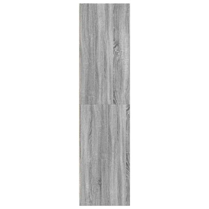Kleiderschrank Grau Sonoma 80x50x200 cm Holzwerkstoff