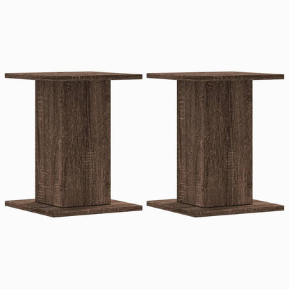 Pflanzenständer 2 Stk. Eichen-Optik 30x30x40 cm Holzwerkstoff