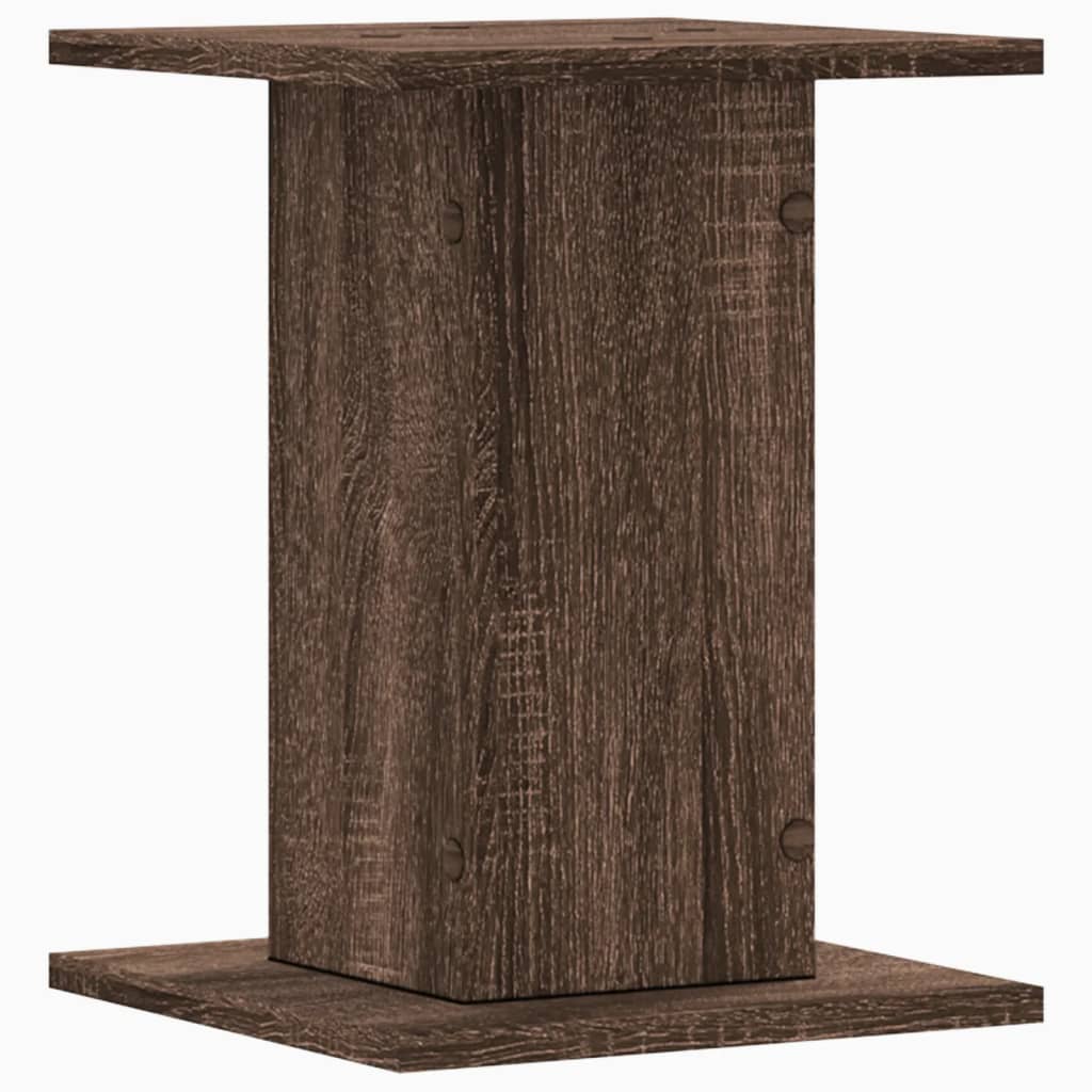 Pflanzenständer 2 Stk. Eichen-Optik 30x30x40 cm Holzwerkstoff