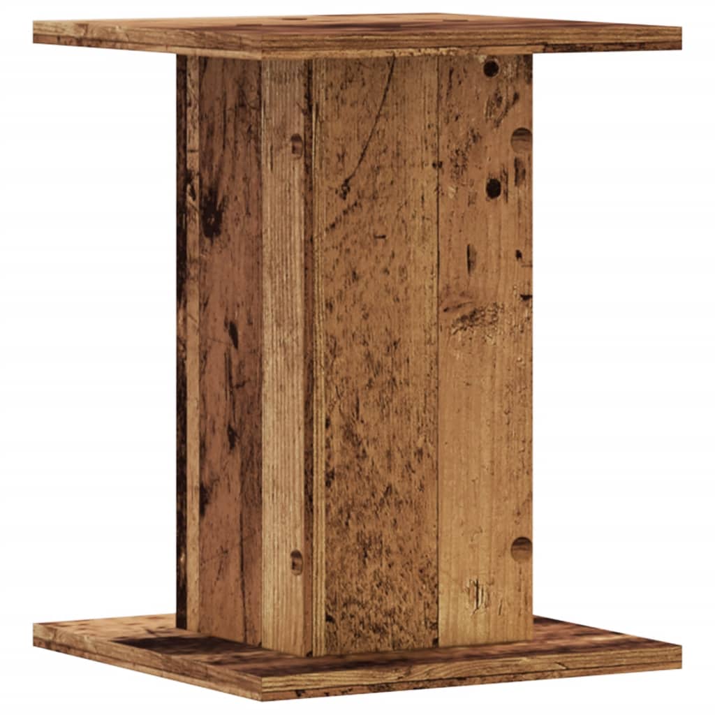 Pflanzenständer 2 Stk. Altholz-Optik 30x30x40 cm Holzwerkstoff