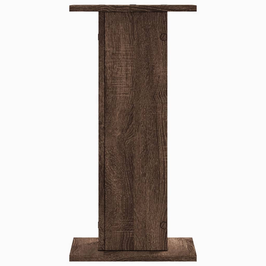 Pflanzenständer 2 Stk. Eichen-Optik 30x30x60 cm Holzwerkstoff