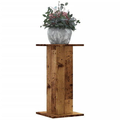 Pflanzenständer 2 Stk. Altholz-Optik 30x30x60 cm Holzwerkstoff
