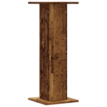 Pflanzenständer 2 Stk. Altholz-Optik 30x30x80 cm Holzwerkstoff