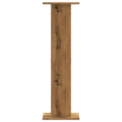 Pflanzenständer 2 Stk. Artisan-Eiche 30x30x95 cm Holzwerkstoff