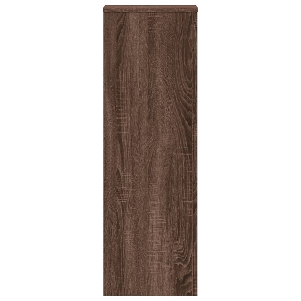 Pflanzenständer 2 Stk. Eichen-Optik 33x33x100 cm Holzwerkstoff