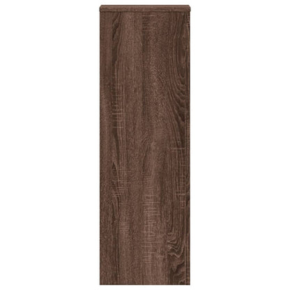 Pflanzenständer 2 Stk. Eichen-Optik 33x33x100 cm Holzwerkstoff