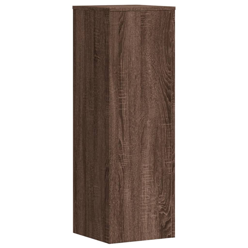 Pflanzenständer 2 Stk. Eichen-Optik 33x33x100 cm Holzwerkstoff