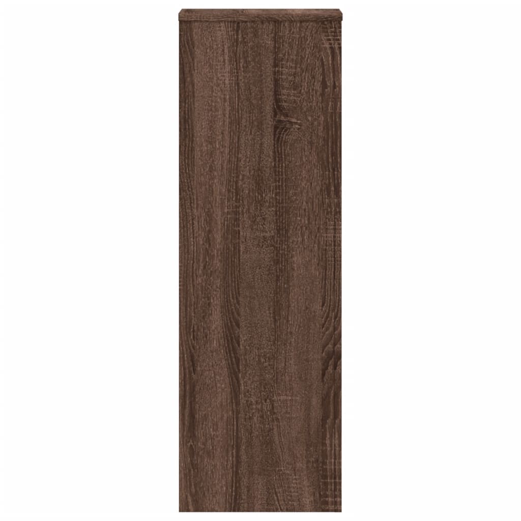 Pflanzenständer 2 Stk. Eichen-Optik 33x33x100 cm Holzwerkstoff