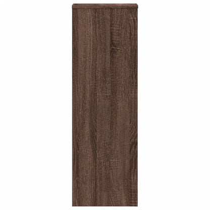 Pflanzenständer 2 Stk. Eichen-Optik 33x33x100 cm Holzwerkstoff