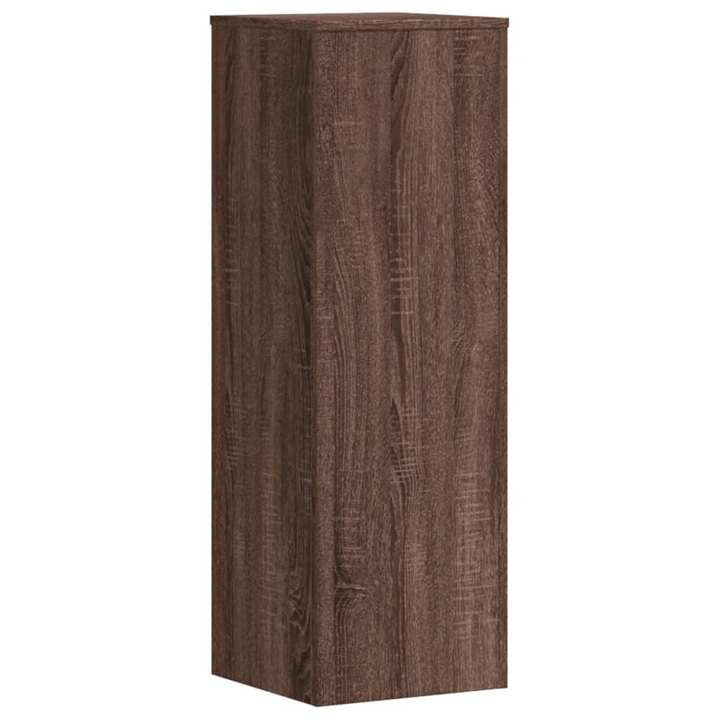 Pflanzenständer 2 Stk. Eichen-Optik 33x33x100 cm Holzwerkstoff