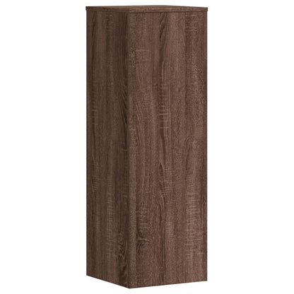 Pflanzenständer 2 Stk. Eichen-Optik 33x33x100 cm Holzwerkstoff