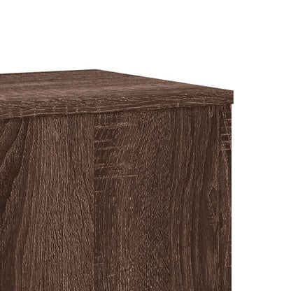 Pflanzenständer 2 Stk. Eichen-Optik 33x33x100 cm Holzwerkstoff
