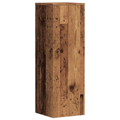 Pflanzenständer 2 Stk. Altholz-Optik 33x33x100 cm Holzwerkstoff