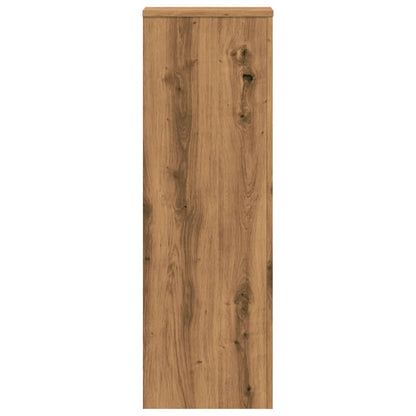 Pflanzenständer 2 Stk. Artisan-Eiche 33x33x100 cm Holzwerkstoff