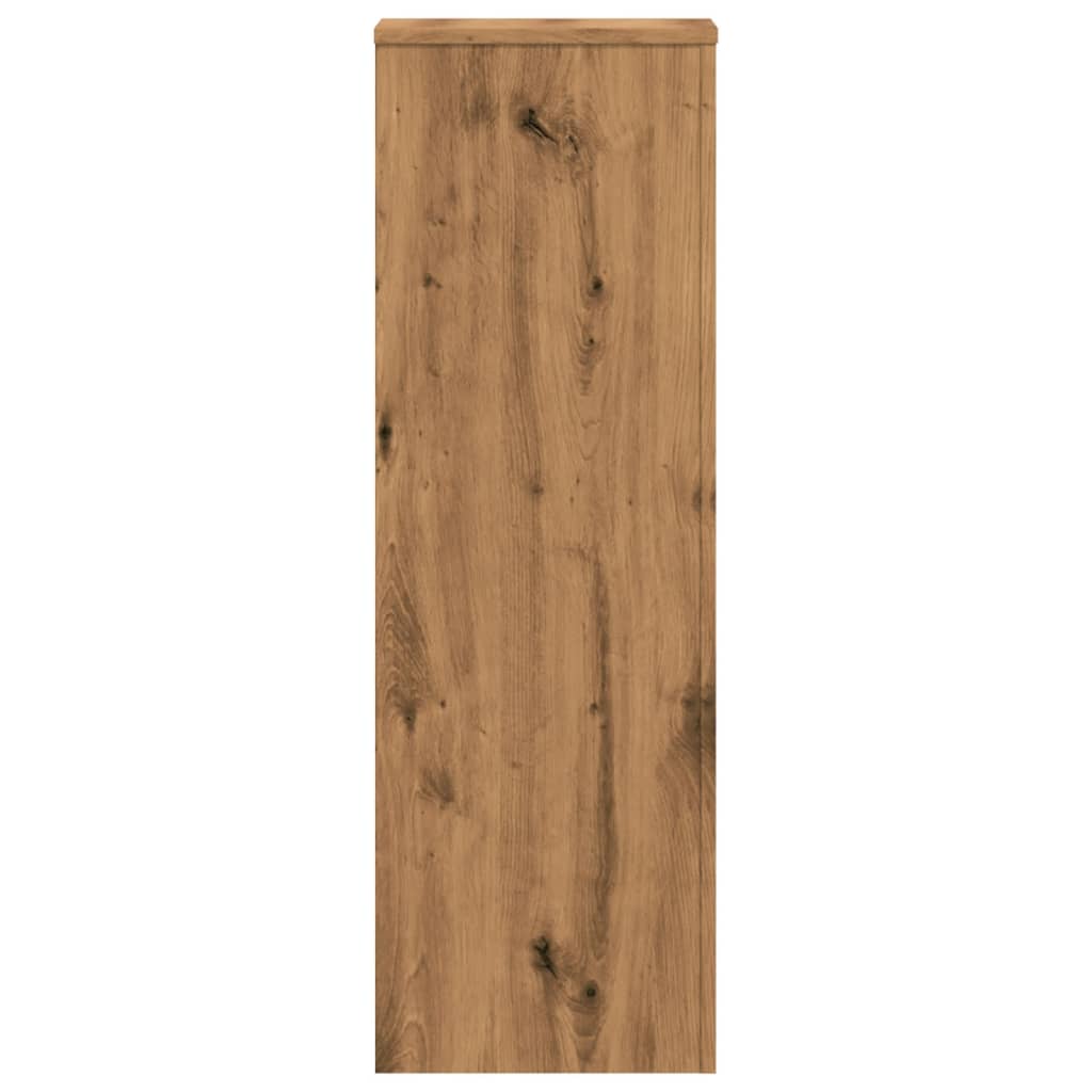 Pflanzenständer 2 Stk. Artisan-Eiche 33x33x100 cm Holzwerkstoff