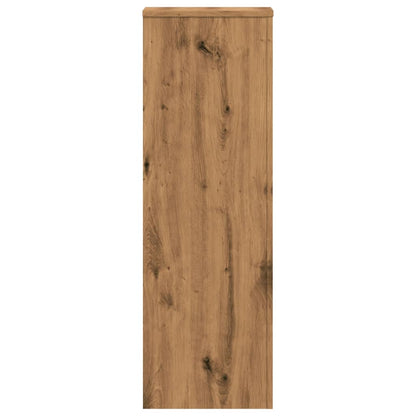 Pflanzenständer 2 Stk. Artisan-Eiche 33x33x100 cm Holzwerkstoff