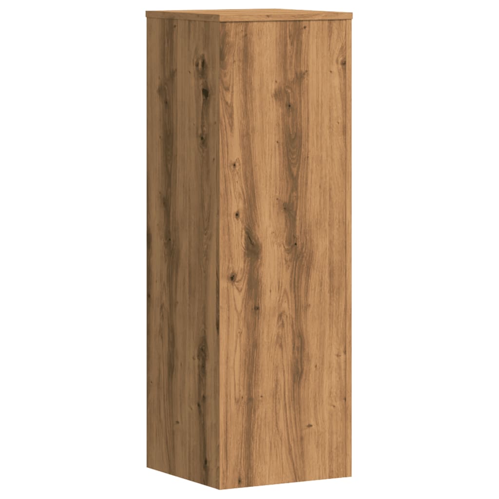Pflanzenständer 2 Stk. Artisan-Eiche 33x33x100 cm Holzwerkstoff