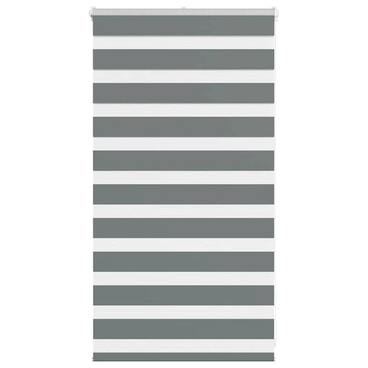 Zebrarollo Dunkelgrau 70x100 cm Stoffbreite 65,9 cm Polyester