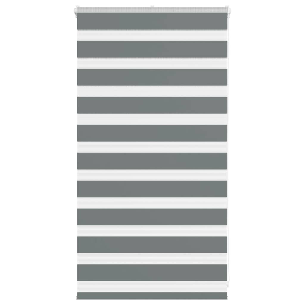 Zebrarollo Dunkelgrau 75x100 cm Stoffbreite 70,9 cm Polyester