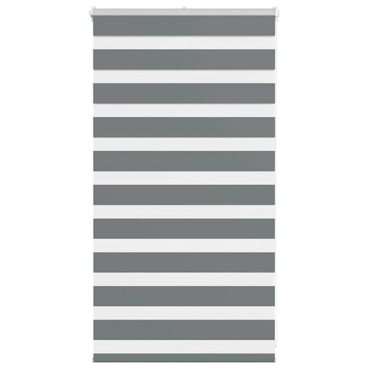Zebrarollo Dunkelgrau 75x100 cm Stoffbreite 70,9 cm Polyester